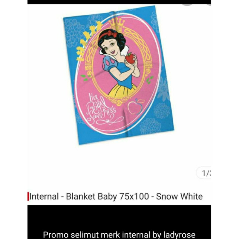 selimut anak / blanked baby internal UK 75*100 cm