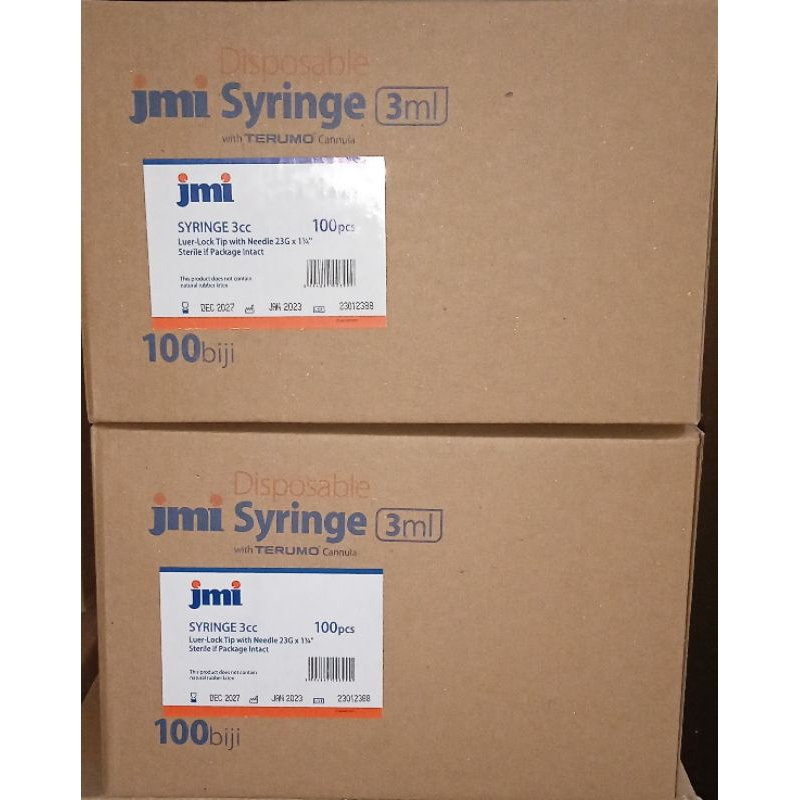 Spuit / Syringe 3 ML JMI  - ekspedisi J&T