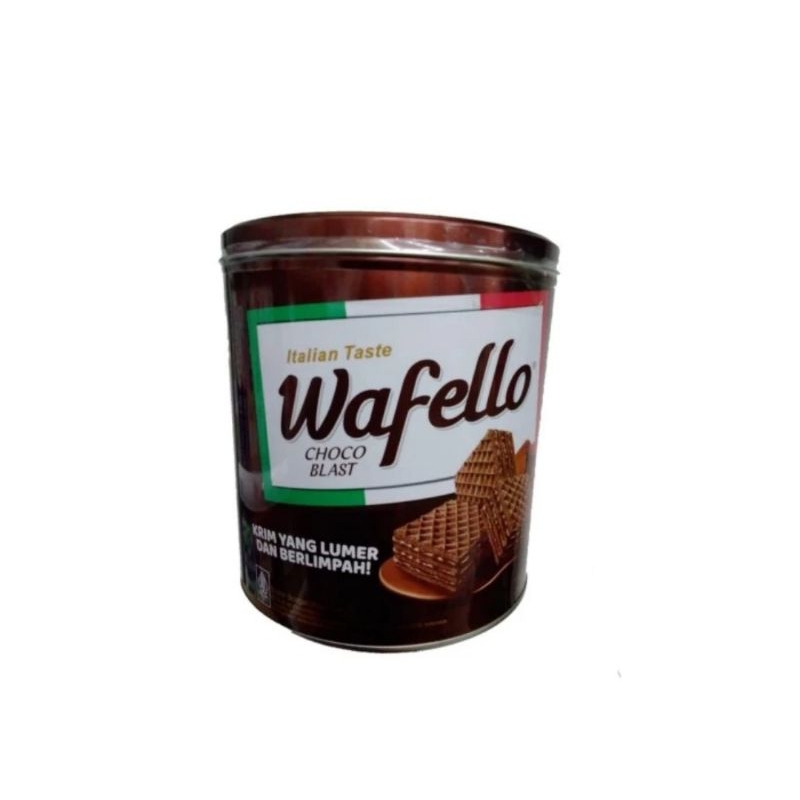 

Wafello Wafer cokelat Kaleng 234gr Wafer Wafello cokelat