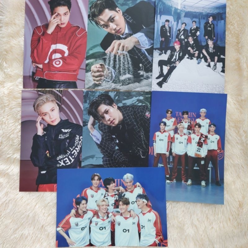 SUPERM POSTCARD KAI TAEMIN MARK TAEYONG BAEKHYUN TEN LUCAS SUPER ONE HUNDRED