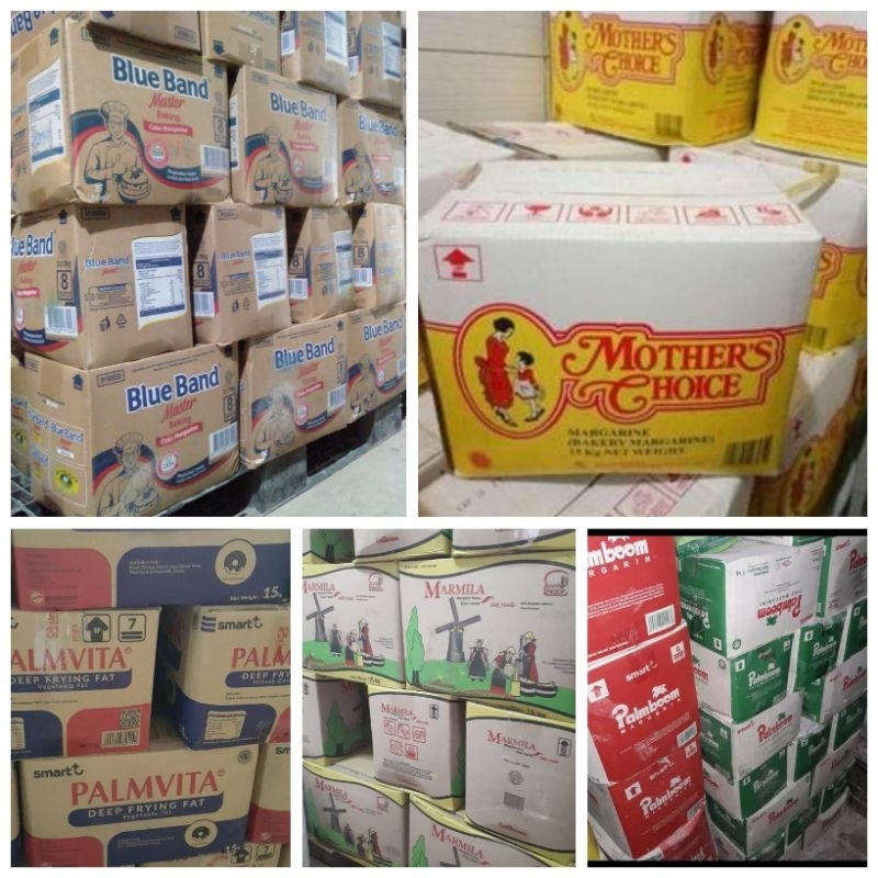 

Butter margarin murah Palmboom, Palmvita, Blueband, Marmila 250gr repack