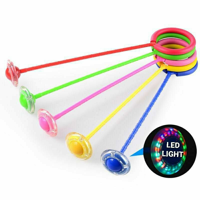Mainan Yoyo Kaki - Flashing Jumping Ball/Hulahup kaki ada lampu viral