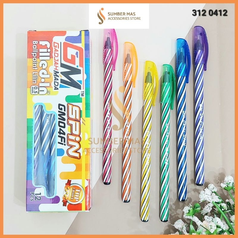 

BOLPEN ULIR/BOLPEN LILIN GADJAH MADA SPIN GM04fi MURAH MERIAH