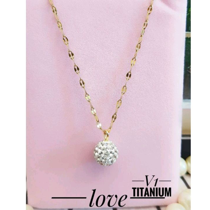 Titanium kalung kolong cantik 0915