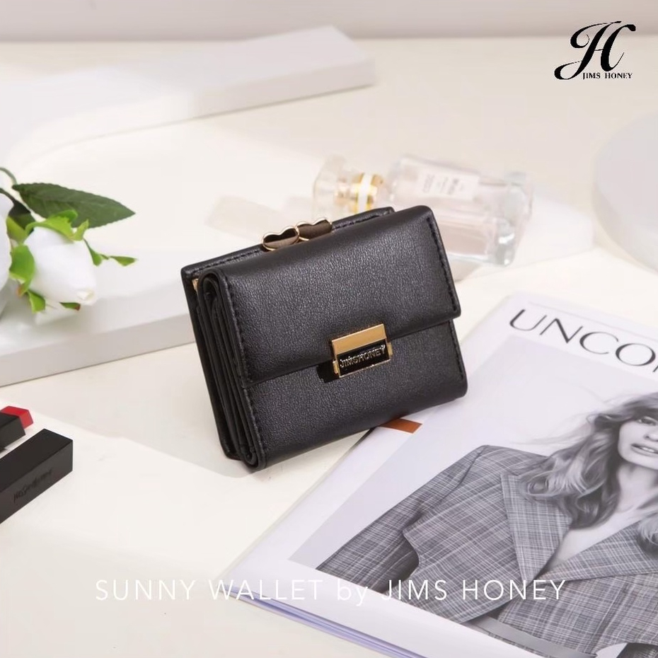 (BISA COD) JIMS HONEY DOMPET LIPAT WANITA CEWEK MURAH KECIL MINI PENDEK KOIN TERBARU JIMSHONEY SUNNY WALLET PROMO