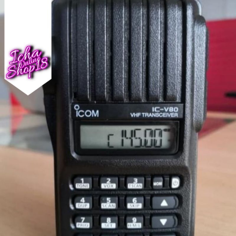 HT Icom V 80/ ICV80 IC-V80 Lithium VHF handy talky V80 ORIGINAL