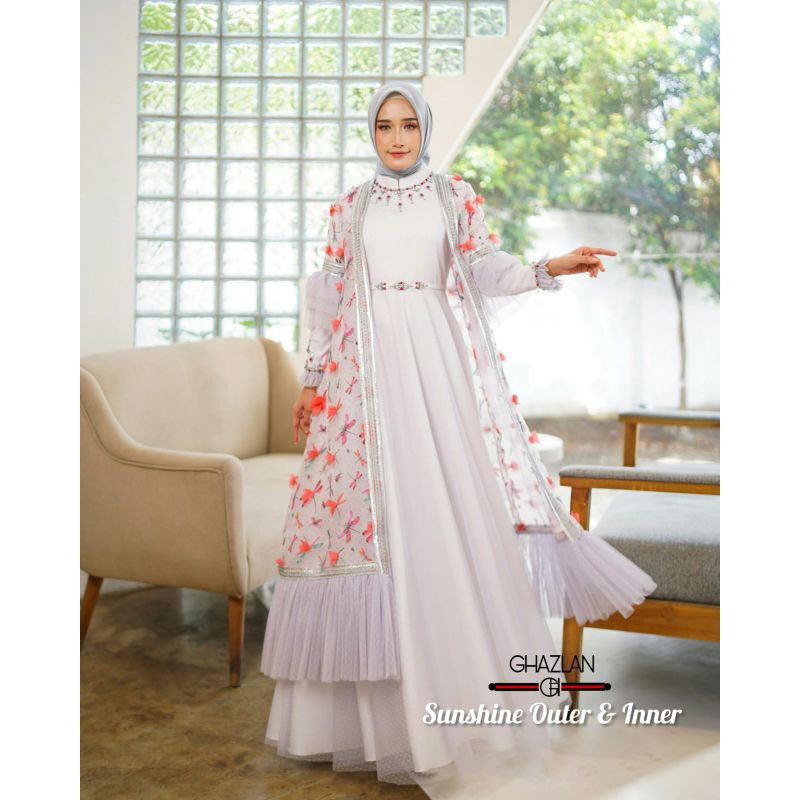 gamis set sunshine by ghazlan