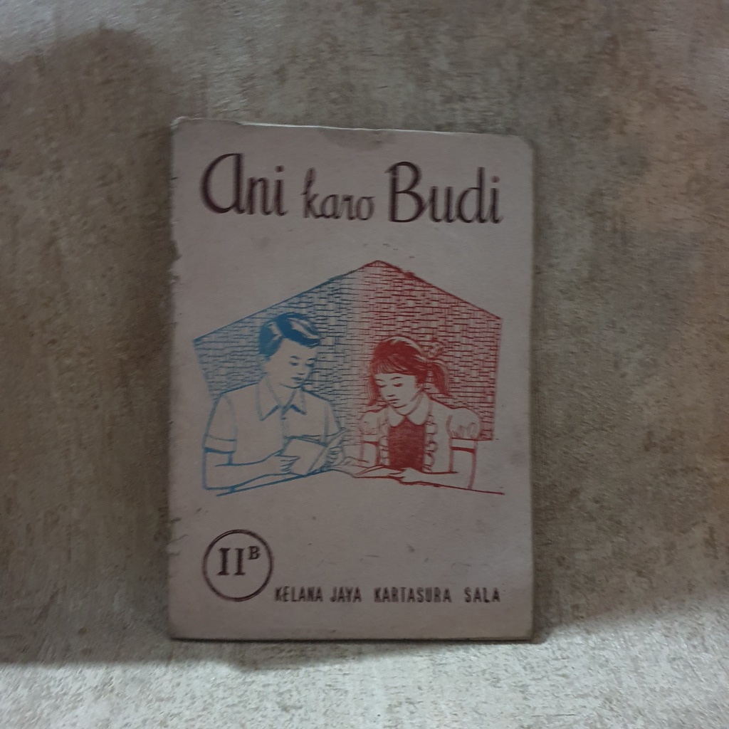 Buku pelajaran lawas Ani karo Budi - bahasa jawa