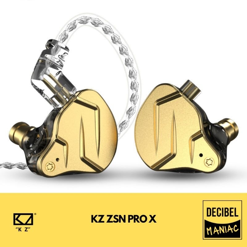 IEM KZ ZSN PRO X In Ear Monitor Knowledge Zenith 1DD+1BA Hybrid Driver