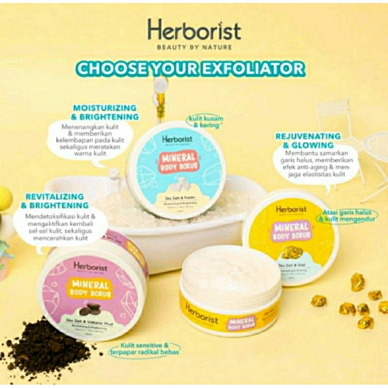 HERBORIST Mineral Body Scrub 200gr