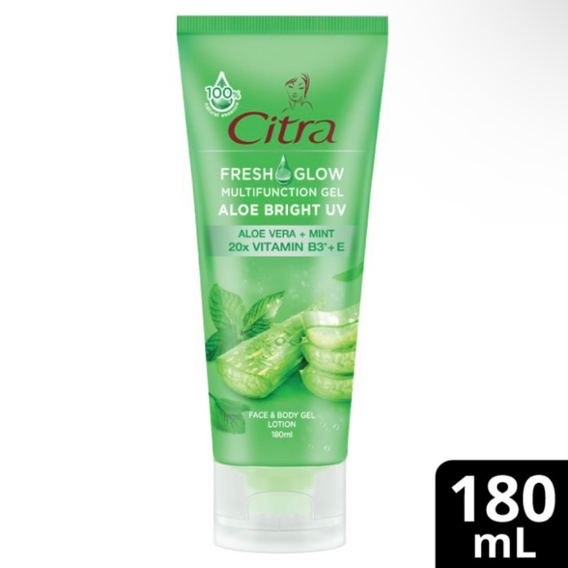 Citra Aloe Vera Multifunction Gel Fresh Glow 180ml Citra Lidah Buaya