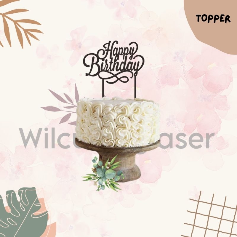 

TOPPER KUE / UCAPAN KUE / HAPPY BIRTHDAY / TUSUKAN KUE UCAPAN