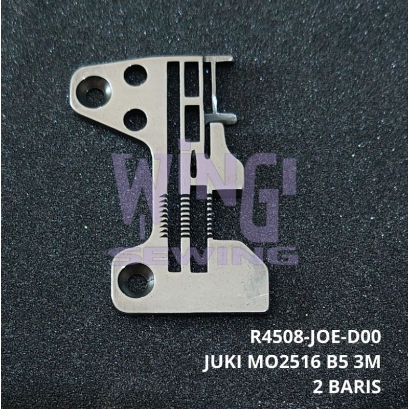 R4508JOED00 JUKI MO2516 Benang 5 3mm 2 BARIS Plat Mesin Jahit Obras