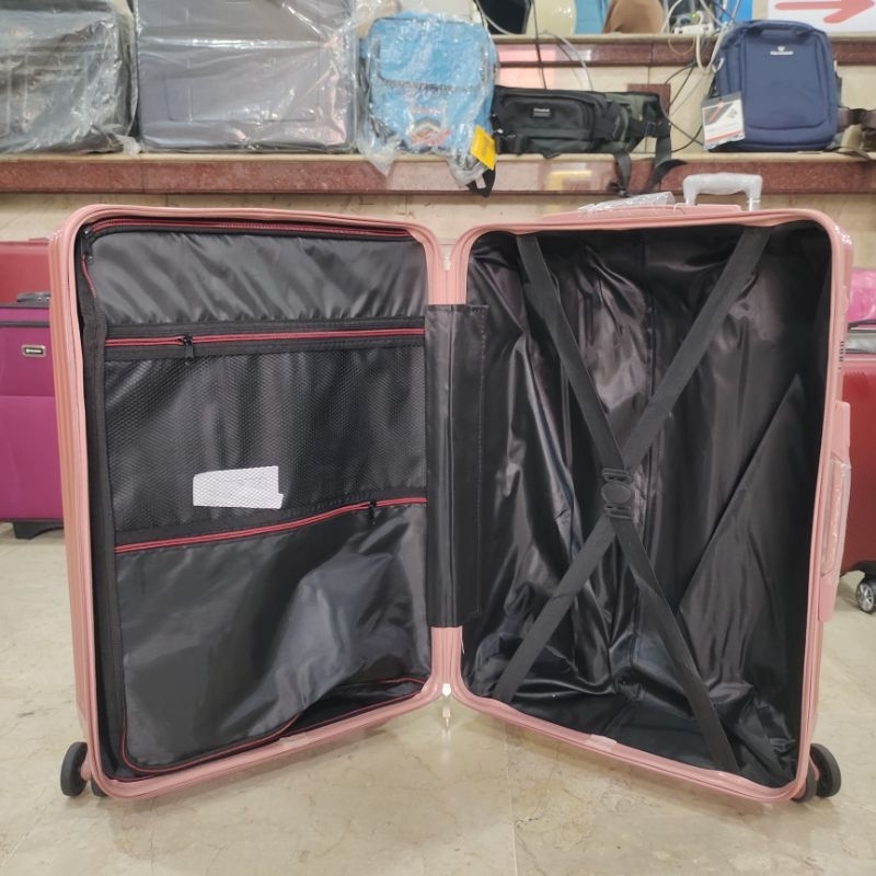 Koper Fiber sleting 20 Inch -24 Inch Bahan PP Hardcase ORI - kabin size dan Bagasi