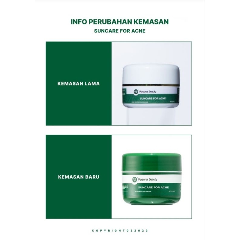 Personal Beauty Suncare For Acne