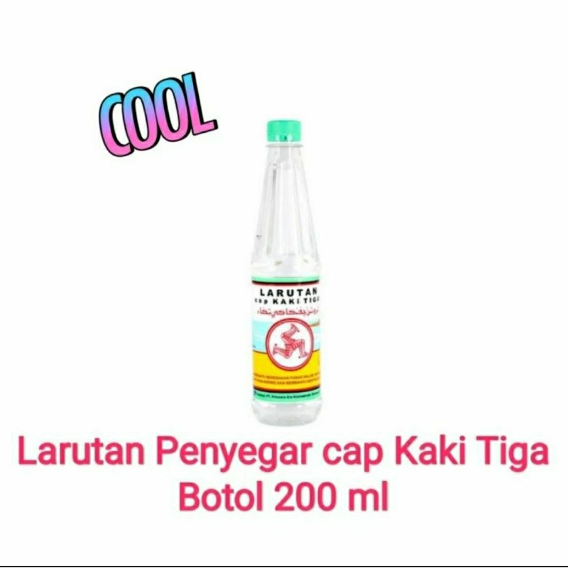 

larutan penyegar cap kaki tiga botol 200 ml