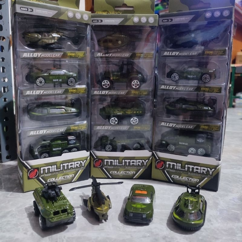 Mainan diecast military / mobil mobilan militer