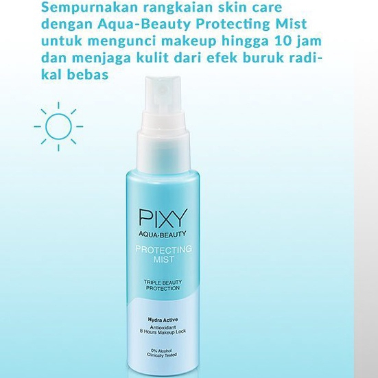 Pixy Aqua Beauty Protecting Mist face mist Spray 60 ml