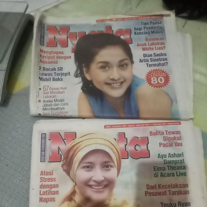 bundling tabloid nyata jadul lebaran th 2002