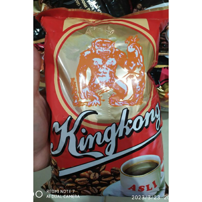 

kopi asli bangka cap kingkong kemasan merah 200gram