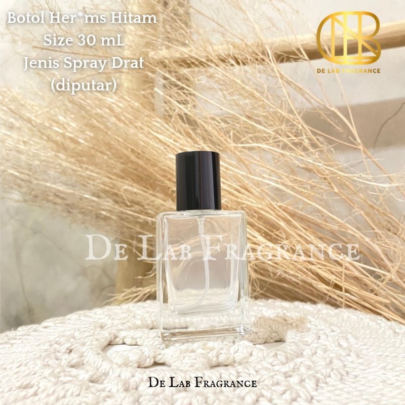 botol parfum her*ms 30 ml drat hitam/botol parfum kotak 30 ml/botol parfum isi ulang 30 ml/botol par