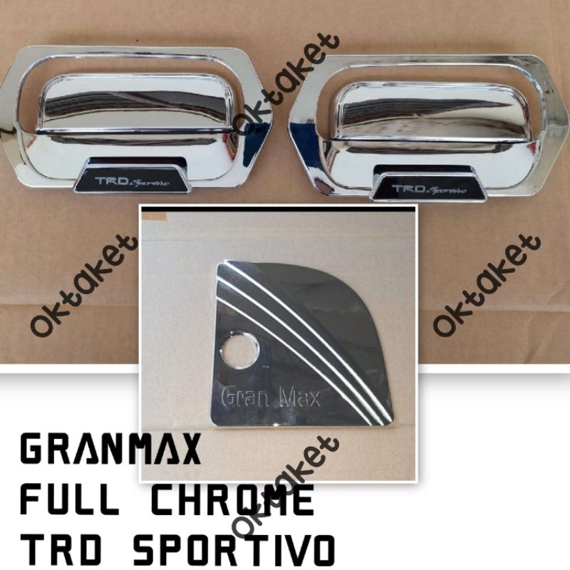 paket outer handle tank cover Granmax Luxio Grand max Trd Sportivo &amp; Gr Sport Chrome