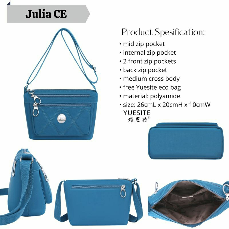 TAS SELEMPANG WANITA YUESITE JULIA CE MEDIUM SLING BAG