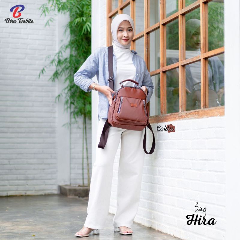 RANSEL HIRA CHOCOLY ANTI AIR BISA SLEMPANG BIRU TSABITA