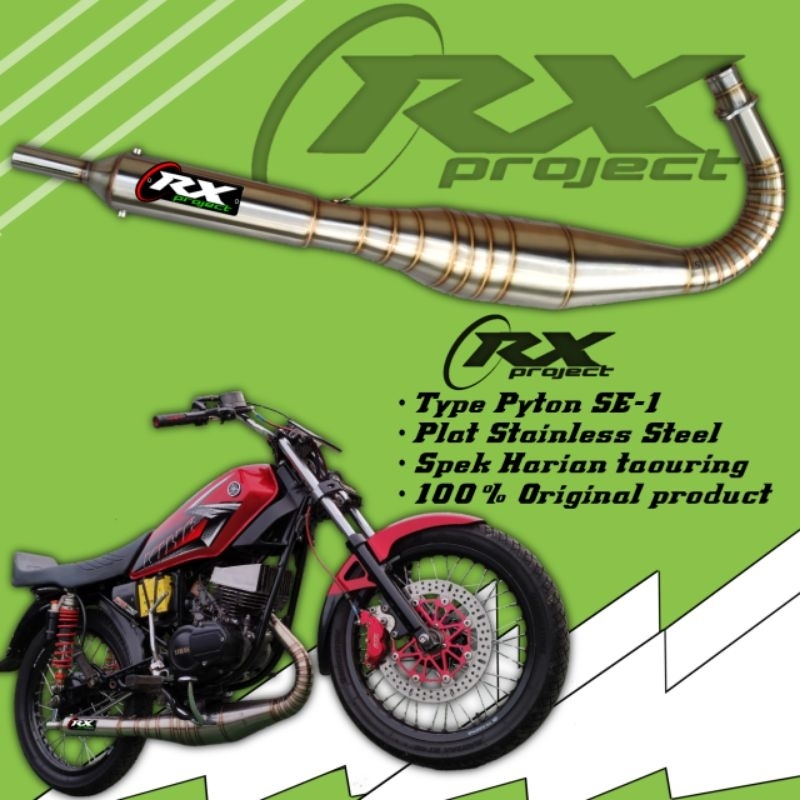 knalpot RX project RX king type kolong pyton SE-1