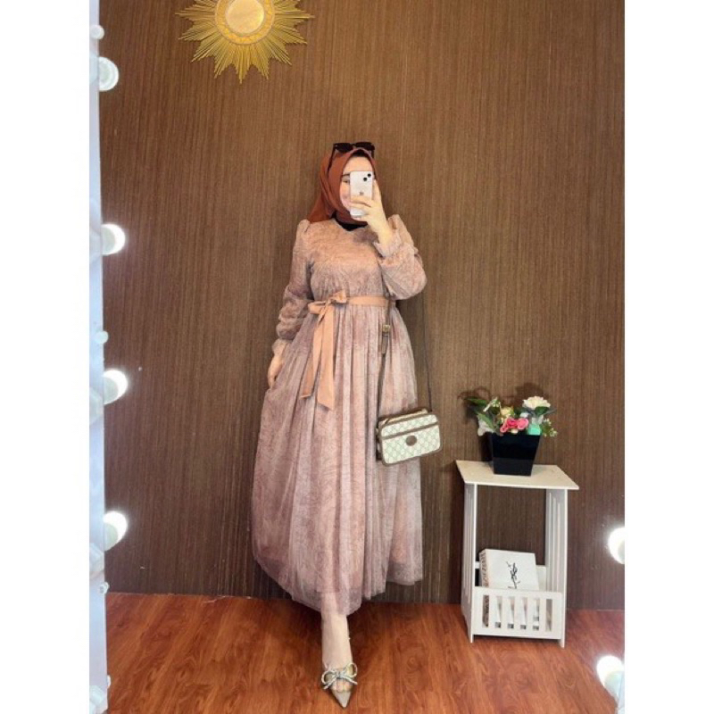 GAMIS VELVET MIX TILLE GAMIS LUNA BANGKOK GAMIS IMPORT PREMIUM