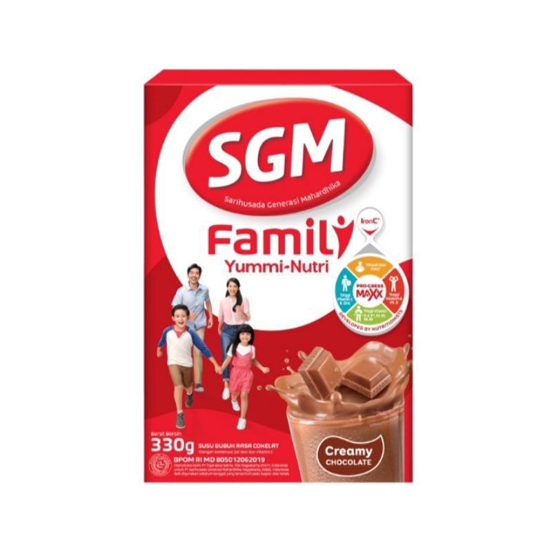 

SGM Family Yummi-Nutri Susu Bubuk Chocolate 330g