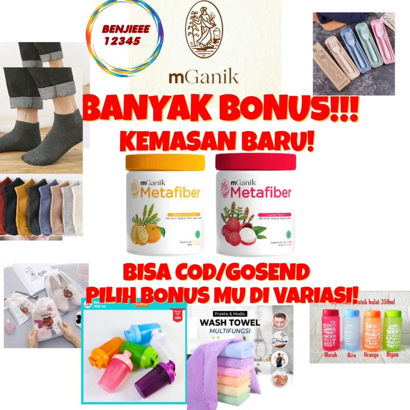 Mganik Metafiber 450 gr gram 1 TUB Jeruk yuzu lychee original M GANIK META FIBER minuman diabetes gula darah kencing manis penurun kolestrol darah tinggi gula darah  original 100% bpom halal mencegah menyembuhkan obat hipertensi