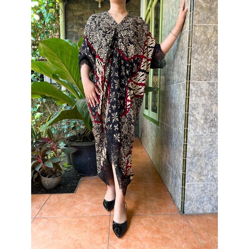kaftan midi batik viscose, kaftan lace batik, kaftan jumbo batik viscose