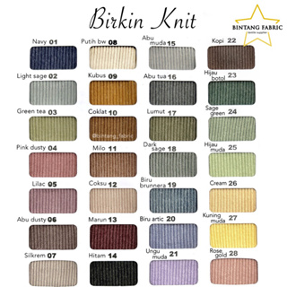 Image of thu nhỏ Bahan Kain Birkinn Knit per 0,5 kg #2