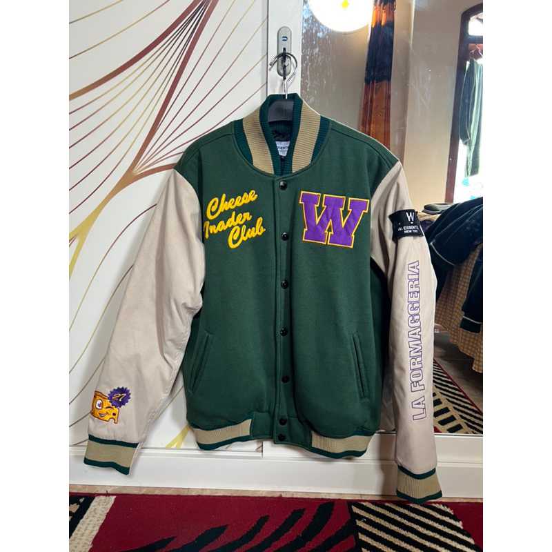 W.Essentiels x Kick Avenue “Cheese Trader” Varsity