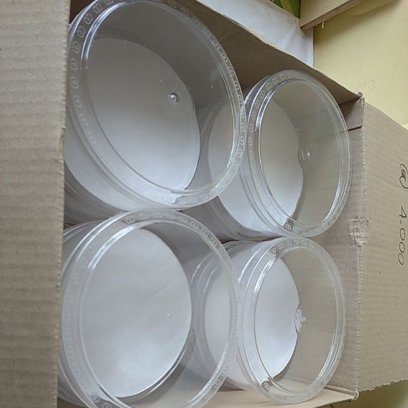 Toples Mika 500gram plastik Nastar kue nanas kering lebaran murah i12 Bulat Kotak 1/2kg gransi