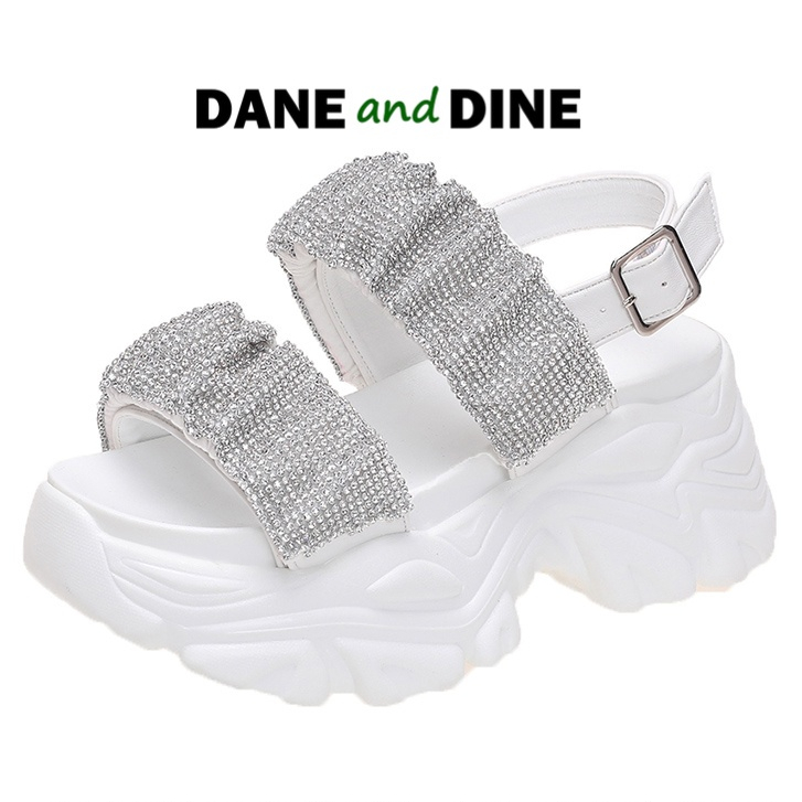 Terbaru Sandal Wedges 7 cm Wanita ORI Dane and Dine W5085