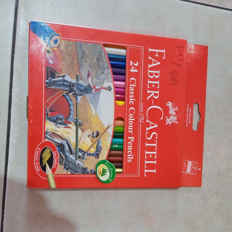 

pensil cat warna faber castel isi 24
