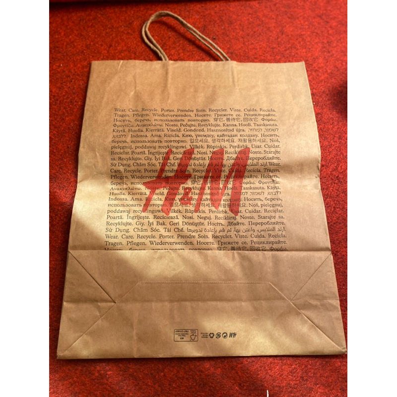 

paperbag size L
