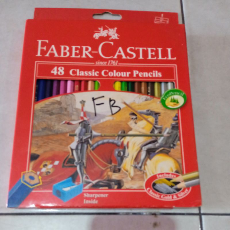 

pensil cat warna faber castell isi 48