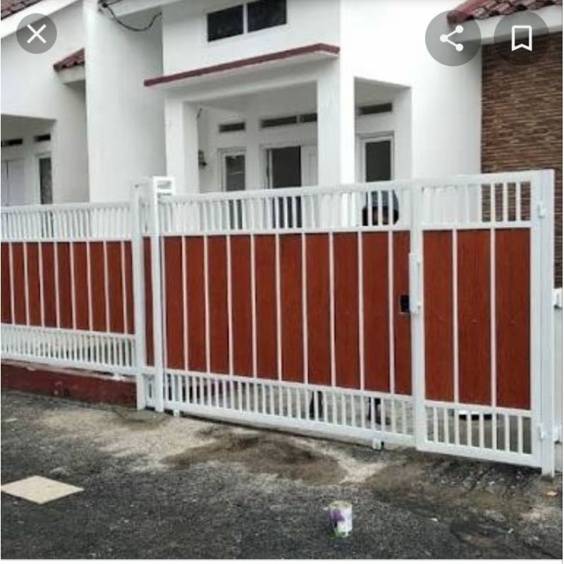 Pagar Rumah murah,pagar wodplank, pagar besi , pagar dorong,pagar lipat,