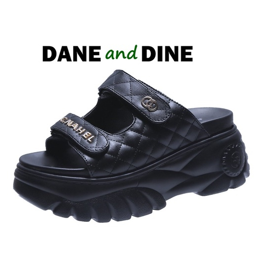 Terbaru Sandal Wedges 8 cm Wanita ORI Dane and Dine -WX1