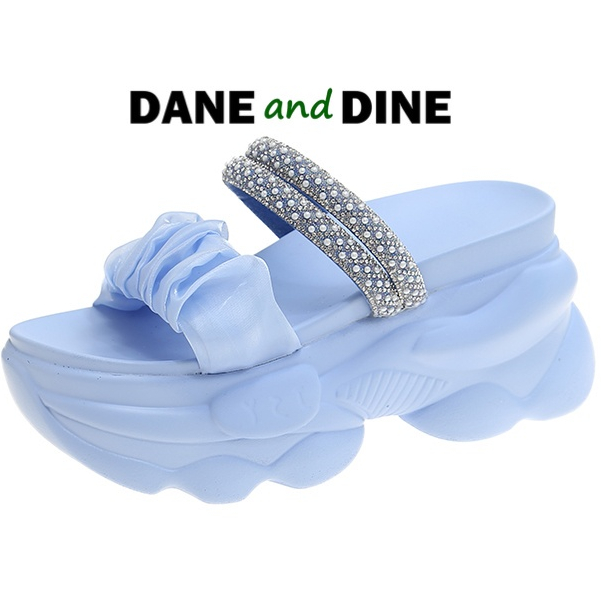 Terbaru Sandal Wedges 8 cm Wanita  Dane and Dine -WH209