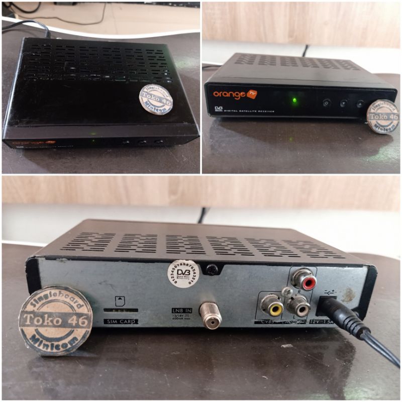 Receiver DVB Orange Tv Ceria Parabola C Band Prepaid Like DVBT2 DVB T2 Nexmedia V4 V3