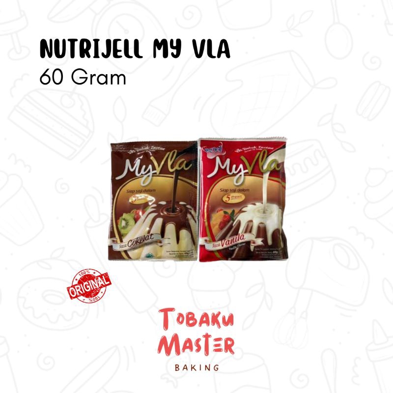 

[ 60 GRAM ] Nutrijel My Vla Agar-Agar Puding Vanila 60 Gram