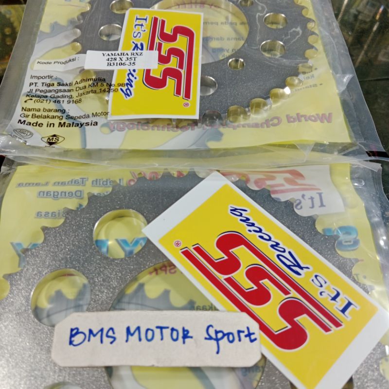 gear belakang sss mx/vega/jupiter/rxz/f1zr 428/gear belakang sss 428 mx.vega.jupiter