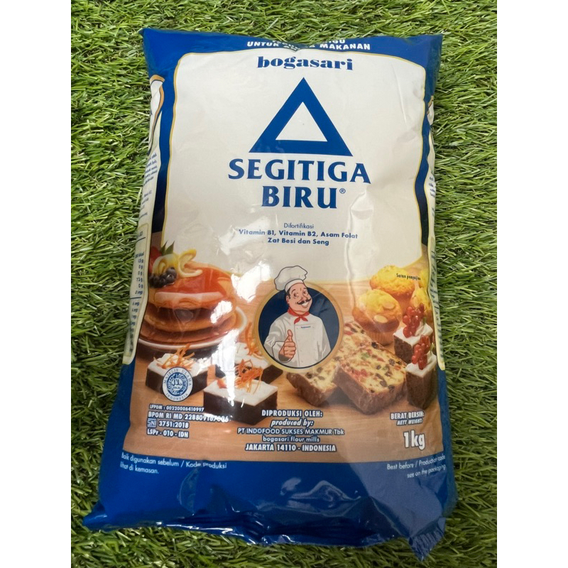 

TEPUNG TERIGU SEGITIGA BIRU PROTEIN SEDANG TERIGU SERBAGUNA PREM 1 KG