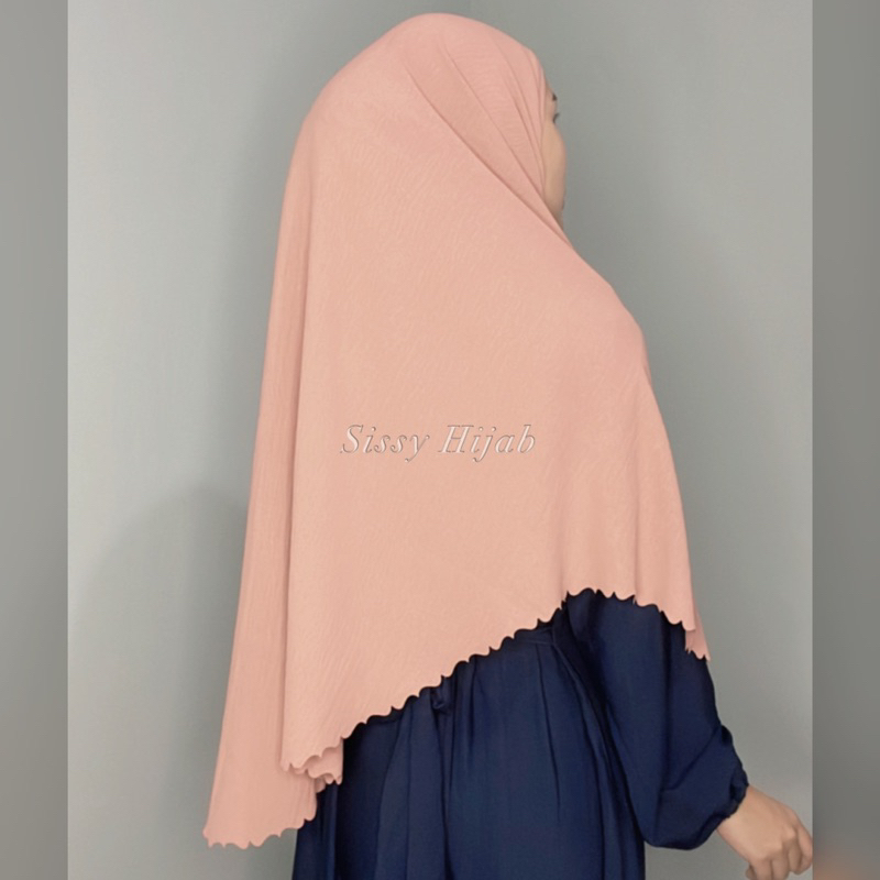 Sissy Hijab Bergo Hamida [BARU TIDAK LASER CUT]