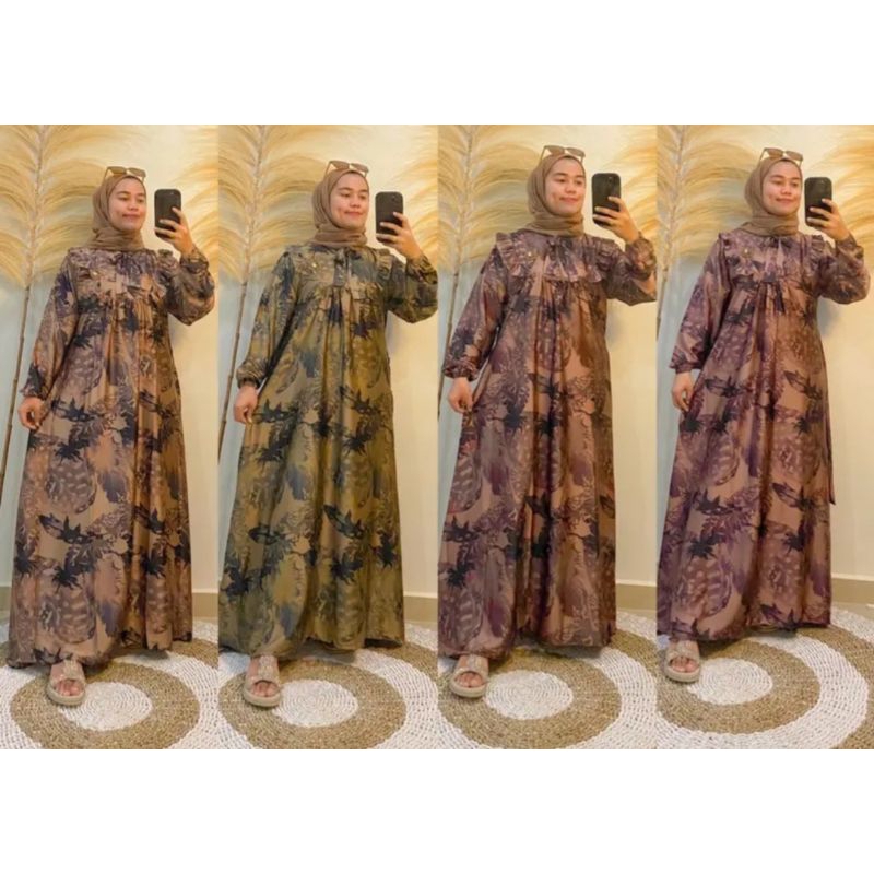 GAMIS CASUAL ARMANI SILK MODEL TERBARU/GAMIS VIRAL MODEL KEKINIAN BAHAN ADEM HALUS LEMBUT TIDAK GERAH/GAMIS SILK PREMIUM/GAMIS LEBARAN/DRESS SILK/DRES SILK MODEL TERBARU/GAMIS ARMANI SILK BARU/GAMIS MEWAH CASUAL BAHAN SILK ARMANI/GAMIS MURAH/GAMIS SILK