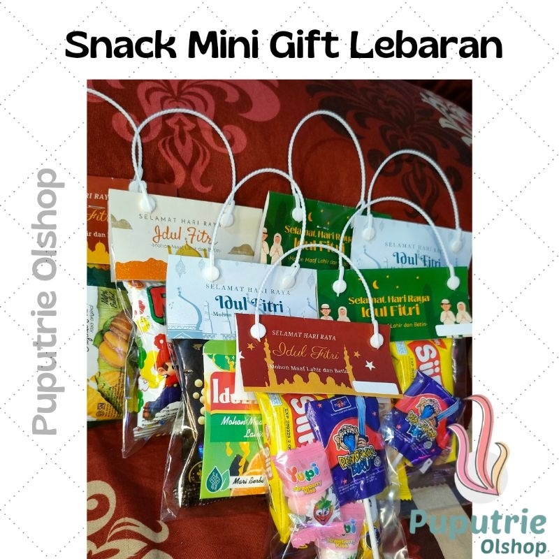 

Hampers Snack Lebaran Mini Gift Parcel untuk lebaran pengganti angpao